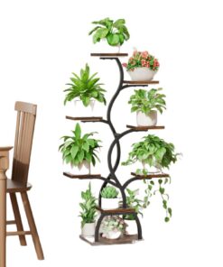 Alternative view of Metal Ironwood Indoor Plant Stand With Grow Lightsperfect For Indoor Gardening