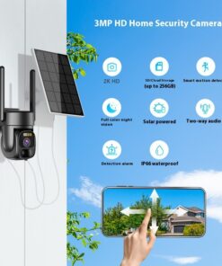 Wireless Camera Home Security HD Night Vision Mobile Phone Remote Voice Intercom