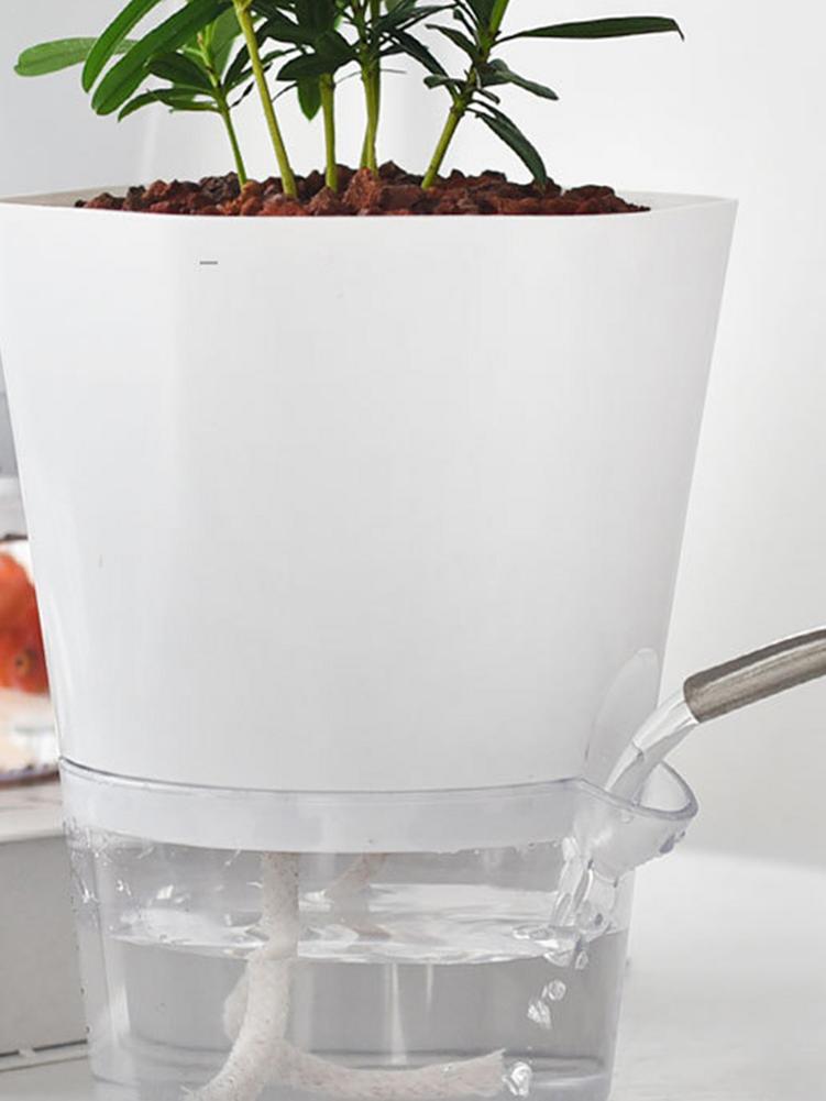 Self-absorbing Hydroponic Plastic Flower Pot - Image 3