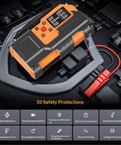 22-cylinder Emergency Car Starter All-in-one Air Pump With Monitoring And Wireless Charging - Image 4