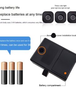 Smart Drawer Locker Wardrobe Electronic Office File Cabinet Dressing Cabinet Lock - Image 5