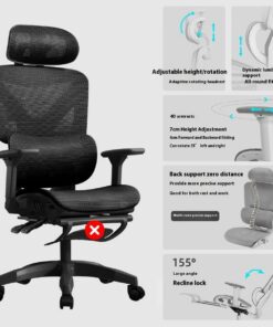 Boys And Girls Bedroom Office Ergonomic Long-sitting Comfortable Home Gaming Chair - Image 6