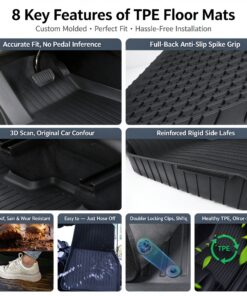 Custom Fit TPE Floor Mats Anti Slip Cargo Trunk Liner For New Refreshed Tesla Model Y, Special Car Trunk Mat - Image 5