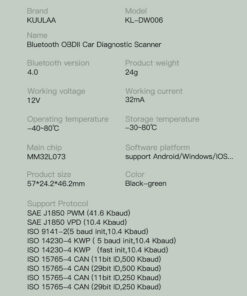 Alternative view of Bluetooth OBD Auto Fault Detector