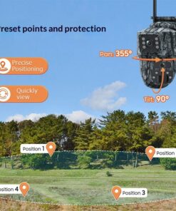 Alternative view of Outdoor Ultra-Clear Night Vision Wireless Remote PTZ Home Security Camera With 15x Zoom And Camouflage Design