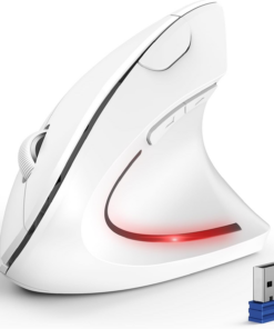 Ergonomic Mouse, 4800 DPI Wireless Bluetooth Vertical, 3-Device