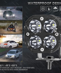 Off-Road LED Square Spotlight For Truck Car - Image 8