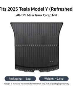 Custom Fit TPE Floor Mats Anti Slip Cargo Trunk Liner For New Refreshed Tesla Model Y, Special Car Trunk Mat - Image 8