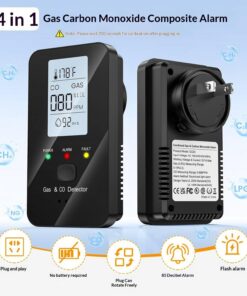 4-in-1 High-Sensitivity Gas And Carbon Monoxide Alarm