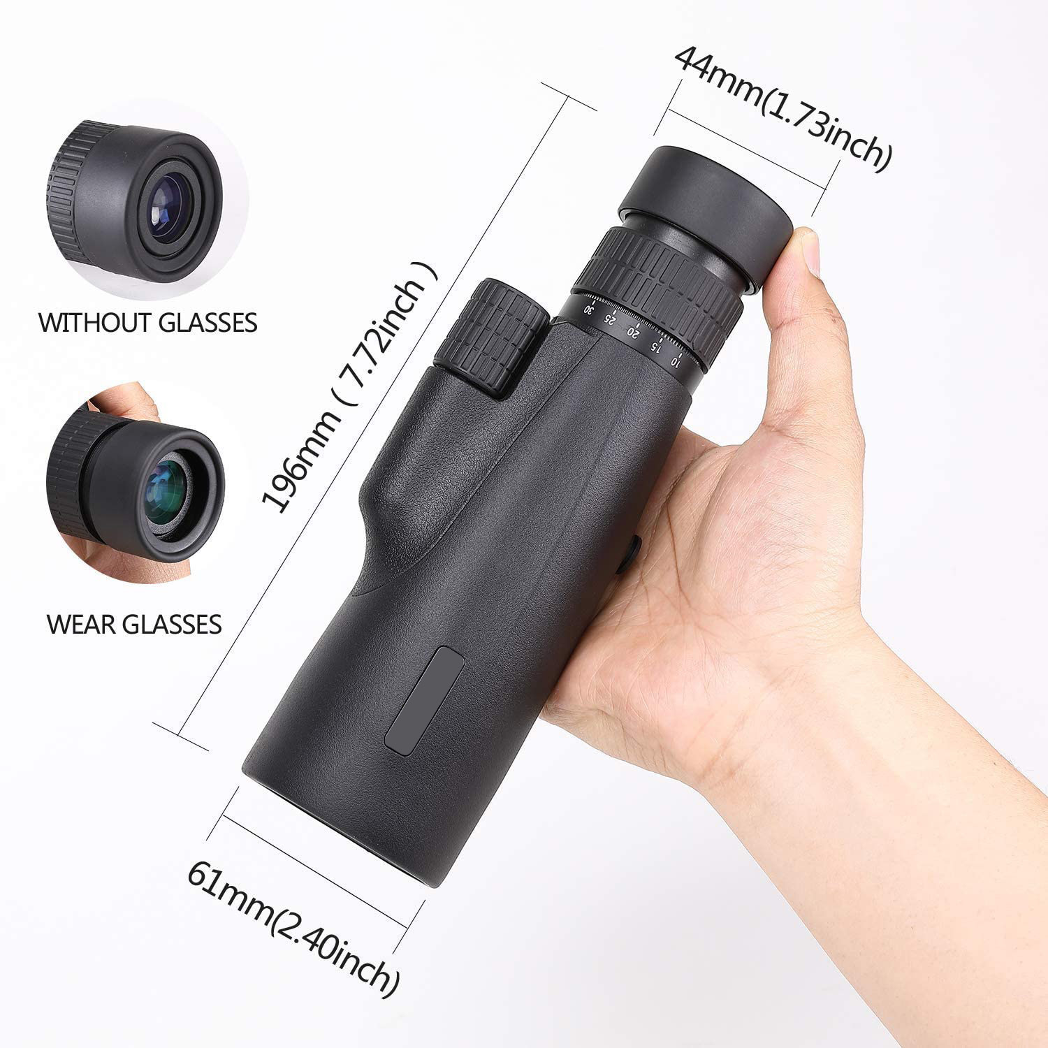 Monocular Telescope 10-30x50 HD Zoom Mobile Phone Camera Telescope - Image 2