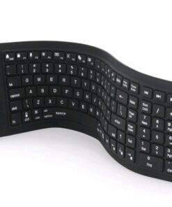 Bluetooth folding silicone keyboard Foldable silicone Bluetooth keyboard waterproof wireless Bluetooth silicone keyboard - Image 3