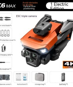 K6 MAX UAV Three-camera HD Aerial Photography Obstacle Avoidance - Image 6
