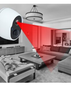 Alternative view of 1080p wireless security camera