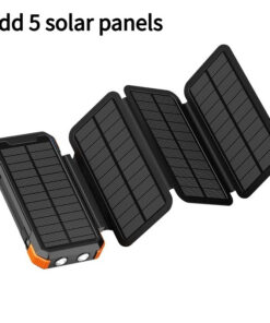Outdoor Power Bank With Foldable Hand-Crank Solar Charger - Image 7