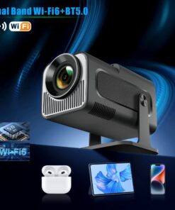 Alternative view of HY320 Mini Projector 720P Android System
