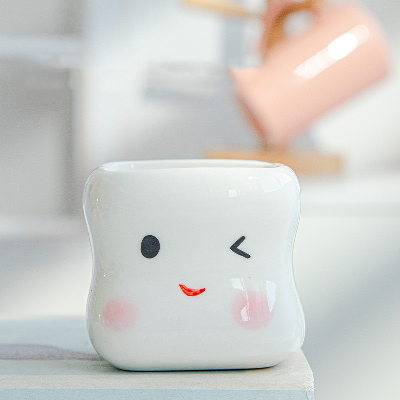 Plant Ceramic Flowerpot Indoor Succulent Cute Creative Personality - Image 3