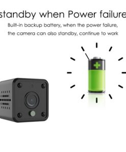 Alternative view of HD night vision camera smart wear smart surveillance camera Wifi remote camera