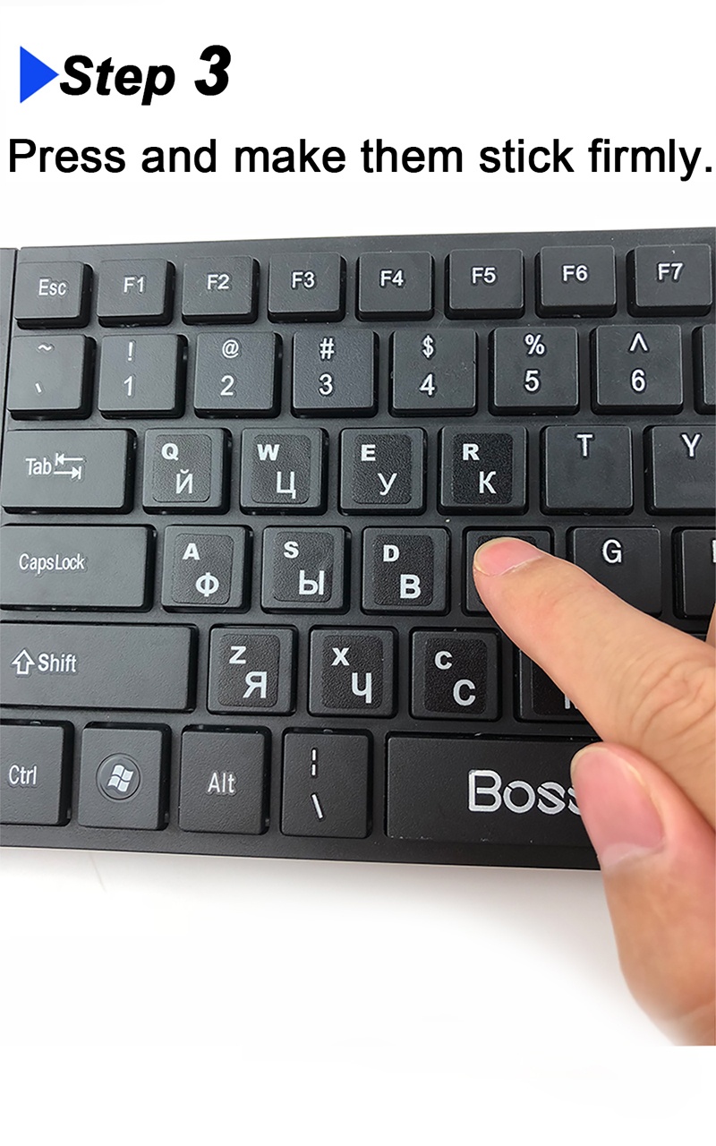 Notebook Keyboard Stickers Russian Keyboard Stickers - Image 5