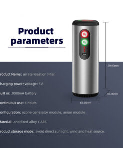 Alternative view of Car air purifier