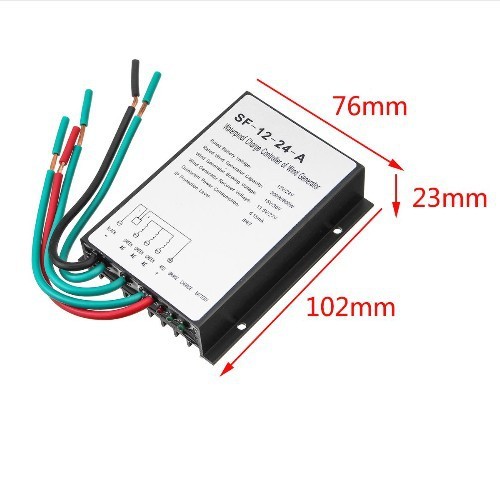 The Wind Turbine Controller Automatically Recognizes The Brake and Stabilizes The Charging - Image 5