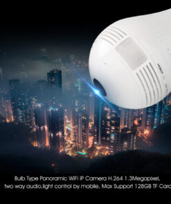 Bulb Camera Lcsee Cctv Security Ip Wireles VR 360 Cameras