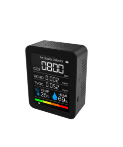 Portable Air Quality Detector Temperature And Humidity Detection TVOC Formaldehyde Detection