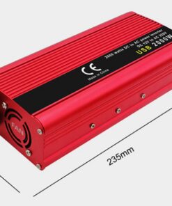 Alternative view of Sine Wave Inverter Dual Usb 2000W Power Converter Dc 12V 24V Portable Car Inverter
