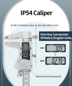 Electronic Digital Display Digital Vernier Caliper 0-150 Stainless Steel Waterproof Industrial High-precision Measuring Tool - Image 4