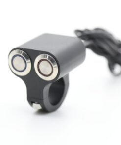 Motorcycle Switch Angel Eyes With Light Switch Self-Locking Switch Without Lock Switch Fog Light Switch Cross-Border E-Commerce Switch