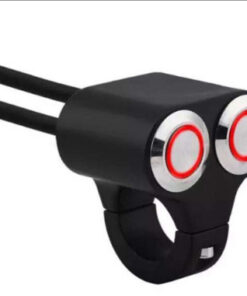 Alternative view of Motorcycle Switch Angel Eyes With Light Switch Self-Locking Switch Without Lock Switch Fog Light Switch Cross-Border E-Commerce Switch
