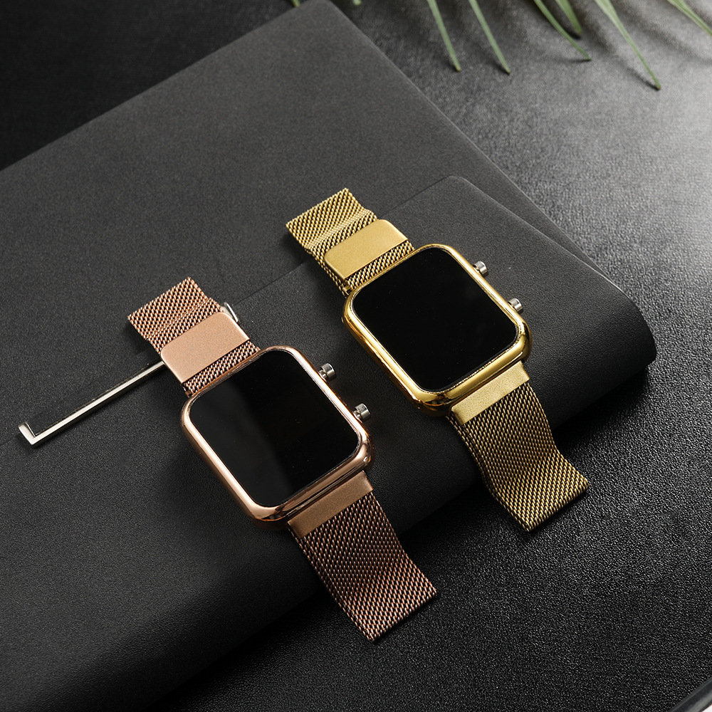 Luminous Led Student Digital Magnet Buckle Men'S Electronic Watch - Image 2