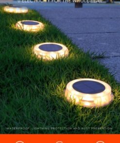 8Led Solar LED Light Outdoor Lawn Lamp Garden Light Courtyard Garden Decoration Solar Sensor Step Street Light For Porch Patio - Image 3