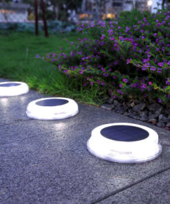 8Led Solar LED Light Outdoor Lawn Lamp Garden Light Courtyard Garden Decoration Solar Sensor Step Street Light For Porch Patio