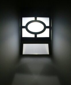 Solar Wall Light 2LED Solar Pane Street Light Decorative Solar Fence Light