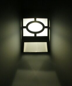 Alternative view of Solar Wall Light 2LED Solar Pane Street Light Decorative Solar Fence Light