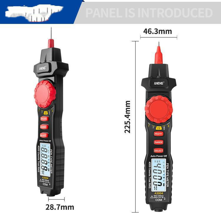 Small Portable Electrician Pen-shaped Universal Meter Intelligent Anti-burn Meter - Image 3