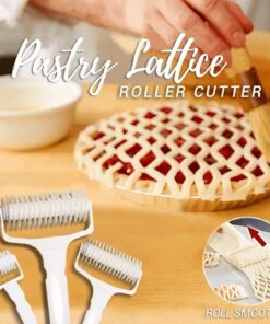 Kitchen Pizza Roller Pin Bread Hole Puncher DIY Baking Needle Tool Biscuit Wheel Pin Pasta Dough Crimper Kitchen Pizza Tool