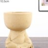 Large Caliber Unfired Ceramic Indoor Plant Air Permeable Flowerpot