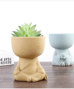 Large Caliber Unfired Ceramic Indoor Plant Air Permeable Flowerpot - Image 8