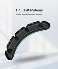 Simple Style Solid Color Data Cable Organizer Charging Cable