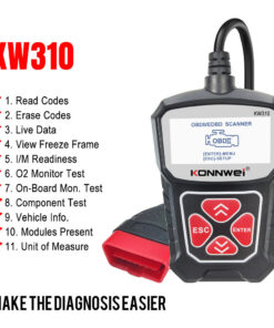 KW310 Car Diagnostic Scanner Scanner Barcode Reader Tool - Image 5
