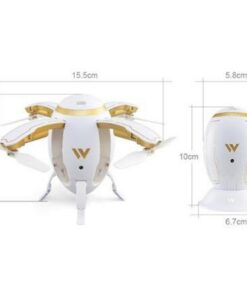 Alternative view of Wireless Transformable Egg Drone G-Sensor Folding RC Quadcopter W5 Aircaft