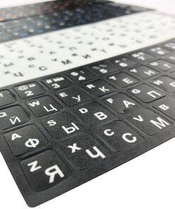 Alternative view of Notebook Keyboard Stickers Russian Keyboard Stickers