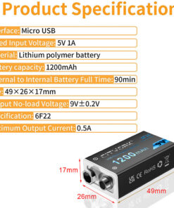 9V Constant Voltage Lithium Battery Microphone Multimeter Medical Instrument - Image 6