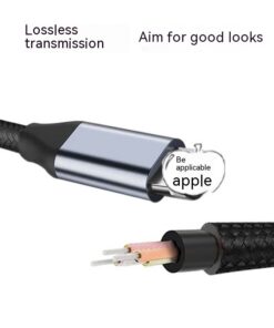 Lightning To 35 Male AUX Audio Cable Adapter Cable - Image 8
