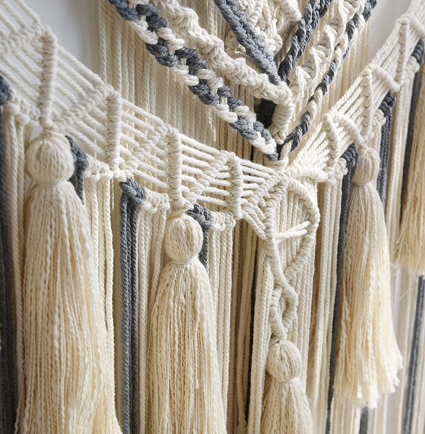 Bohemian Lace Wall Hanging Decorative Panel Handmade - Image 9