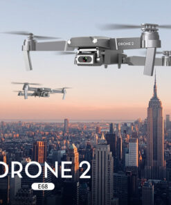 Alternative view of E68 Quadcopter Folding Drone