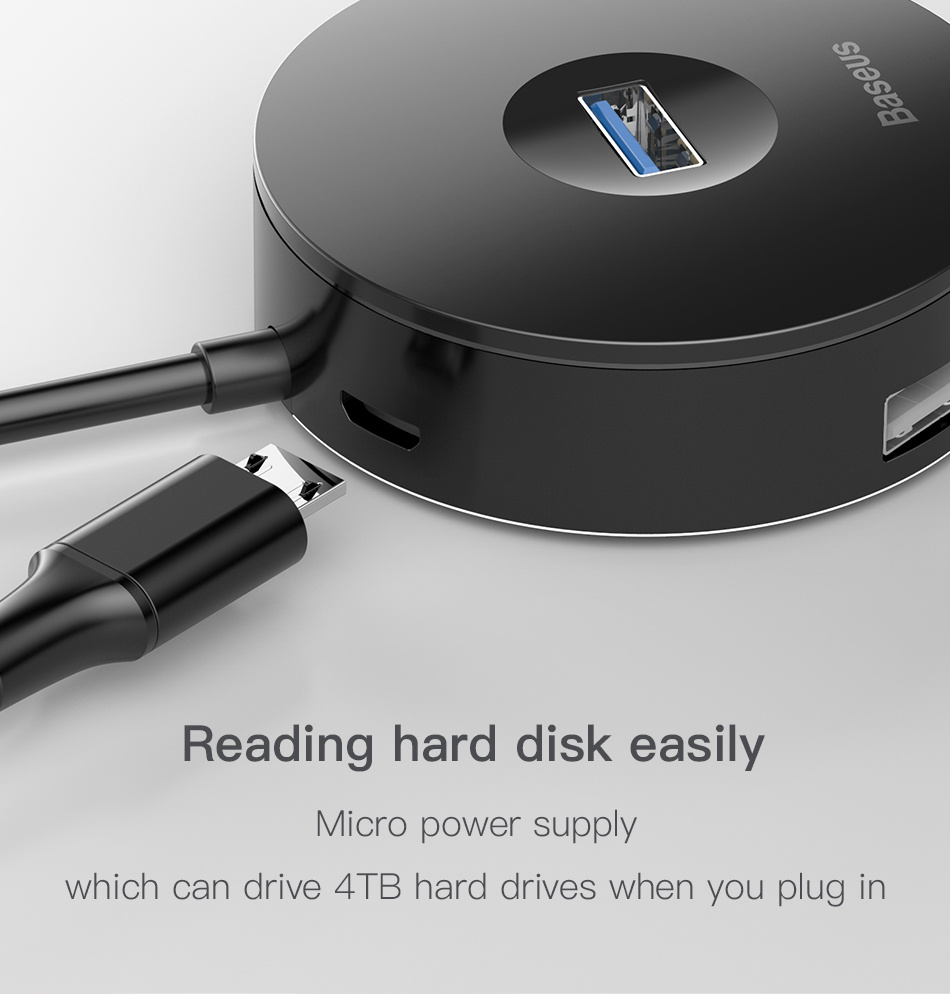 hub notebook usb adapter hub round box - Image 2