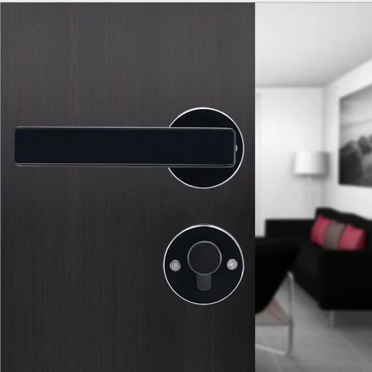 Compatible With Apple, Fingerprint Door Lock Smart Bluetooth Password Handle Lock APP Unlock Keyless Entry Works With IOS Android - Image 2
