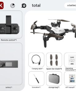 Folding UAV Obstacle Avoidance Optical Flow Hover Quadcopter Electric Lens Remote Control - Image 9